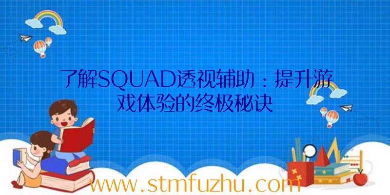 了解SQUAD透视辅助：提升游戏体验的终极秘诀