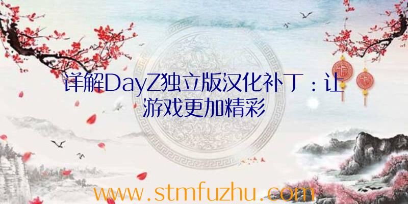 详解DayZ独立版汉化补丁：让游戏更加精彩